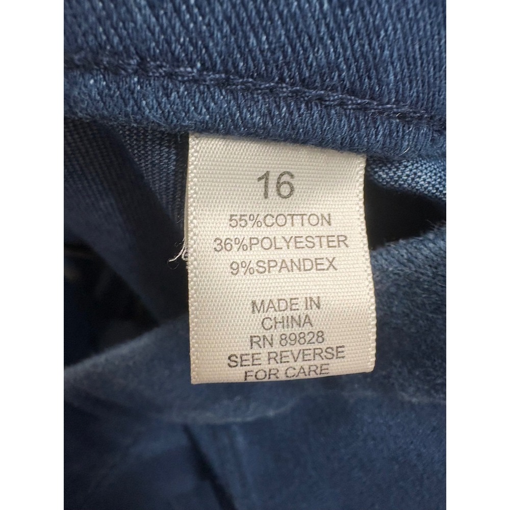 LOGO Lori Goldstein, Blue Denim Leggings, Women's‎ Plus Size 16 - Picture 4 of 5